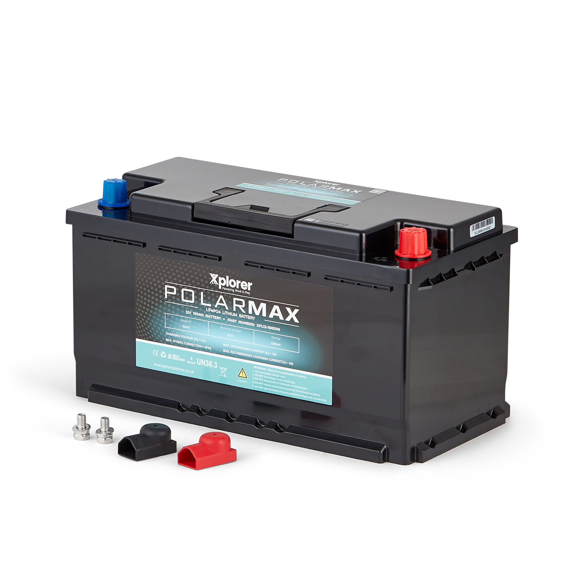 12v Xplorer Low Height Polarmax 100AH Low Temp Lithium Battery with BT (see info to get discount code)